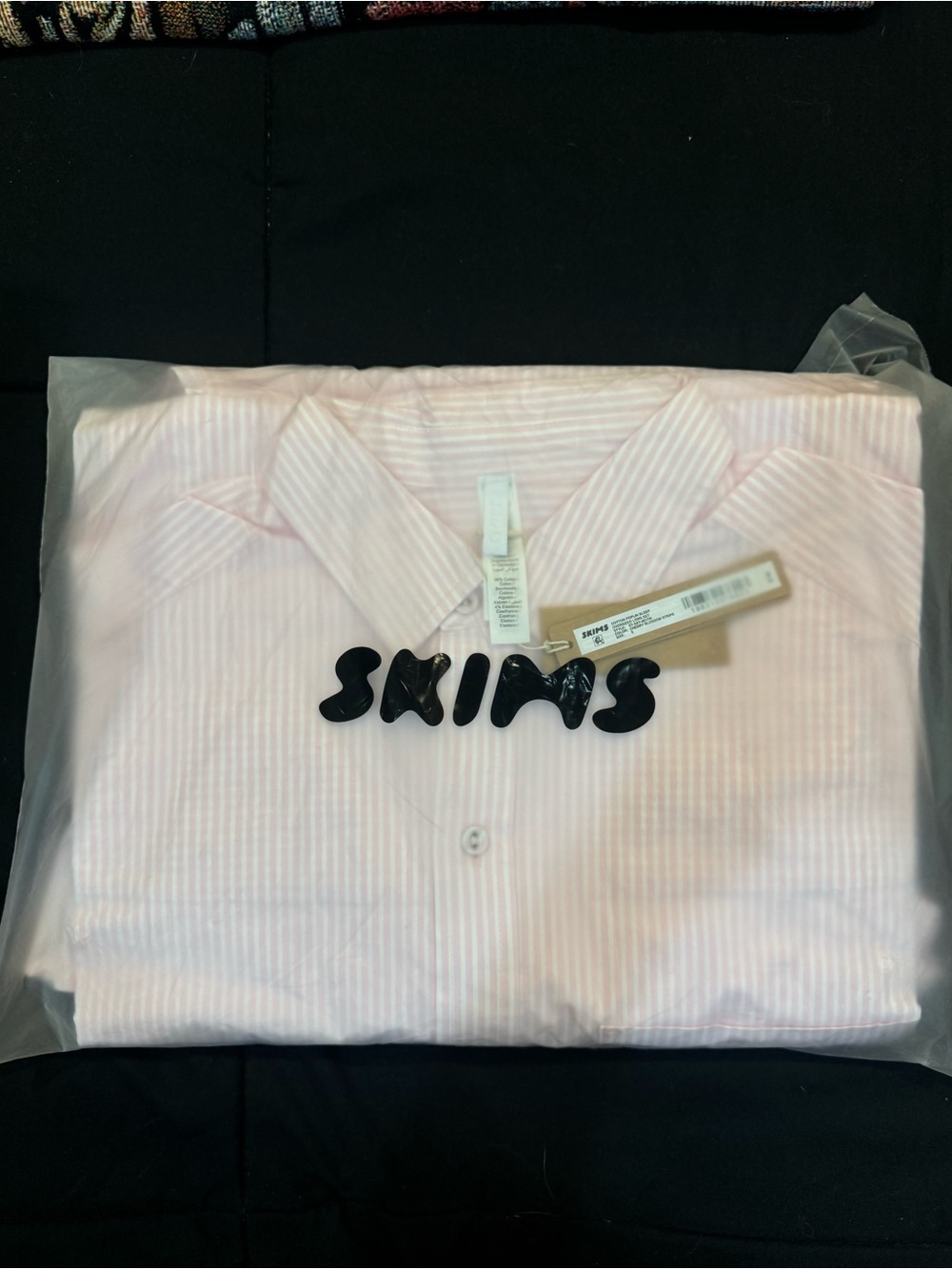 NWT SKIMS Cotton Poplin Sleep Oversized Set - Picture 3 of 4